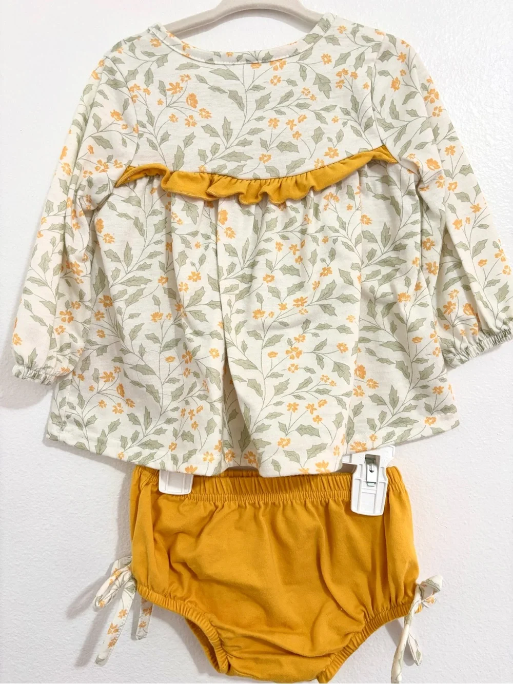 Disney Winnie the Pooh Floral Top with Mustard Bloomers